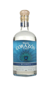 Corazon Single Estate Blanco Tequila 100% De Agave 1 L bottle with blue label.