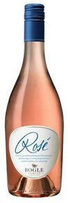 Bogle Rose 2023 wine bottle with lavender, peach, and strawberry flavors.
