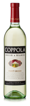 Francis Ford Coppola Rosso and Bianco Pinot Grigio 750 ML wine bottle.