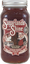 Sugarlands Shine Maple Bacon Moonshine 750 ML bottle with decorative label, breakfast-inspired spirit.