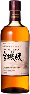 Nikka Miyagikyo Single Malt Whisky 750 ML bottle.