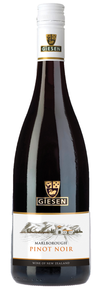 Giesen Pinot Noir 750 ML wine bottle from Marlborough, New Zealand.