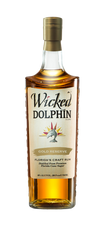 Wicked Dolphin Gold Reserve Rum 1 L bottle, Cape Coral, Florida craft spirit.