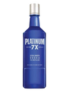 Platinum 7X Vodka 1L blue bottle, ultra-smooth, seven-times distilled.