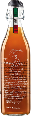 Tears of Llorona Extra Anejo Tequila 1 L bottle with etched label and metal cap.