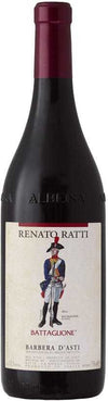 Renato Ratti Barbera d'Asti Battaglione 2019 750ml – Premium Italian red wine bottle