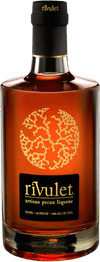 Rivulet Artisan Pecan Liqueur 750 ML bottle with intricate label design.