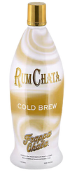 Rumchata Mocha Cold Brew Frappa Chata 1.75 L bottle with chocolate flavor addition.