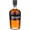 Breaker Bourbon Limited Release 90 bottle with amber whiskey, 750 ML capacity.