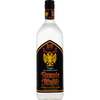 Rumple Minze Peppermint Schnapps 1L bottle featuring a double-headed golden eagle logo.