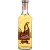 Sauza Tequila Anejo Conmemorativo 750ml bottle with golden liquid and label.