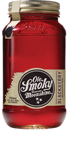Ole Smoky Blackberry Moonshine 750 ML bottle with rich red liquid.