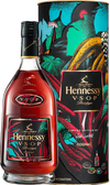 Hennessy Cognac VSOP Privilege 750 ml bottle with artistic Julien Colombier design packaging.