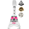 Rock N Roll Cristalino Reposado Day of the Dead Edition Tequila 750 ML bottle with colorful label and award medals.