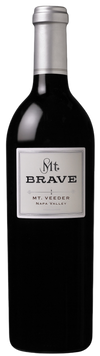Mt. Brave Cabernet Sauvignon Mount Veeder 2019 bottle, showcasing elegant label design.