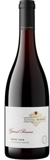 Kendall Jackson Pinot Noir Grand Reserve Anderson Valley 2021 wine bottle with elegant label and dark glass