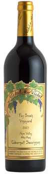 Bottle of Nickel & Nickel Cabernet Sauvignon Fog Break Vineyard 2021 – Napa Valley red wine