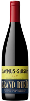 Caymus Suisun Grand Durif 2021 (750 ML) offers bold flavors of dark fruit, spice, and rich tannins. A full-bodied, elegant red wine perfect for pairing with hearty meals.