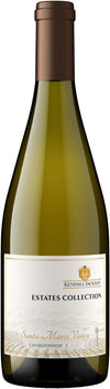 Kendall Jackson Chardonnay Estates Collection Santa Maria Valley 2022 750ml white wine bottle with elegant label