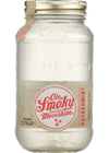 Ole Smoky Peppermint Moonshine 750 ML bottle with label displaying peppermint flavor and distillery branding.