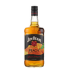 Jim Beam Peach Infused Straight Bourbon 1.75 L bottle.