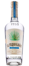 El Tequileno Tequila Platino Blanco 750 ML bottle with agave illustration and blue label.