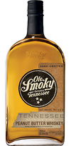 Ole Smoky Peanut Butter Flavored Whiskey 750ml bottle showcasing label design.