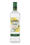 Smirnoff Lemon & Elderflower Zero Sugar vodka bottle with lemon and elderflower graphics.
