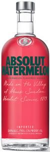 Absolut Watermelon Flavored Vodka 750 ML bottle with rich watermelon taste.