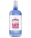 Islamorada Hibiscus Gin 750 ML with purple hue and floral design label.