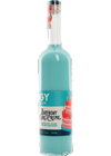 Ology Birthday Cake Cream Liqueur 750 ML bottle with creamy blue birthday cake flavor