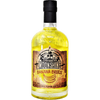 Caribbean Moonshine Banana Breeze Rum 750 ML bottle with natural banana flavor label.