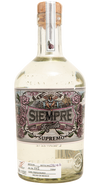 Siempre Tequila Supremo Blanco 750 ML bottle with decorative label.