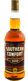 Southern Comfort Whiskey 100 1.75 L bottle with vibrant caramel and fruit accents.