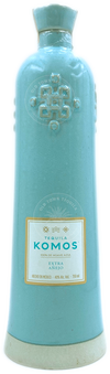 Tequila Komos Extra Anejo 750ml bottle with unique handcrafted porcelain design.
