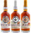 Texas Ranger Flavored Whiskey Combo Pack - Peanut Butter Cup, Coconut Pecan, Peach 750 ML Bottles