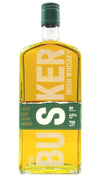 The Busker Triple Cask Irish Whiskey 750 ML bottle with green label and golden amber liquid inside