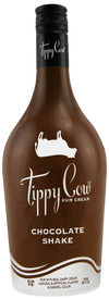 Tippy Cow Chocolate Shake 750 ML bottle with rich chocolate cream liqueur.