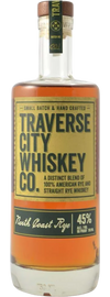 Traverse City Whiskey Co. North Coast Rye Whiskey 750 ML bottle.