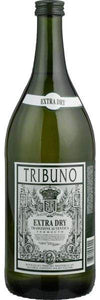 Tribuno Tradizione Autentica Extra Dry Vermouth 1 L bottle with label.