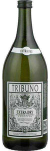 Tribuno Tradizione Autentica Extra Dry Vermouth 1 L bottle with label.