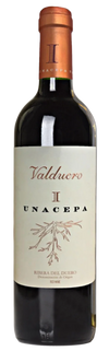 Bottle of Valduero Una Cepa 750 ML premium Ribera del Duero red wine