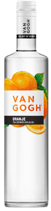 Van Gogh Oranje Vodka 1 L bottle with citrus flavor illustration