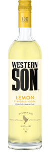 Western Son Lower Valley Lemon Flavored Vodka 750 ML bottle displaying label.