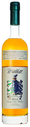 Willett 4 Year Rye Cask Strength Whiskey bottle, 750 ml.