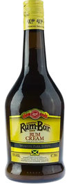 Worthy Park Rum-Bar Rum Cream 750 ML bottle, a Caribbean cream liqueur made with white overproof rum and real cream.