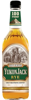 Yukon Jack Rye Whiskey 750 ML bottle with label, amber color, 94 proof.