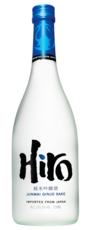 Hiro Hiro Blue Junmai Ginjo Sake 720 ML bottle, smooth and fruity with floral aromas, balanced sweetness, and a crisp, refreshing finish.