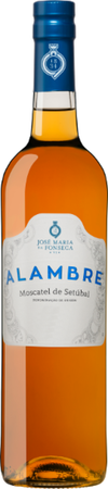 Alambre Moscatel de Setubal 750 ML bottle, premium Portuguese dessert wine.