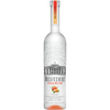 Belvedere Peach Nectar Flavored Vodka 1L bottle with peach and apricot accents.